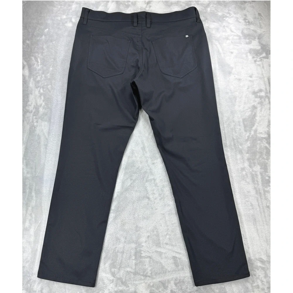 TRAVIS MATHEW Open To Close Performance Golf Pants Mens‎ 34 (Fits 36x28.5) Black